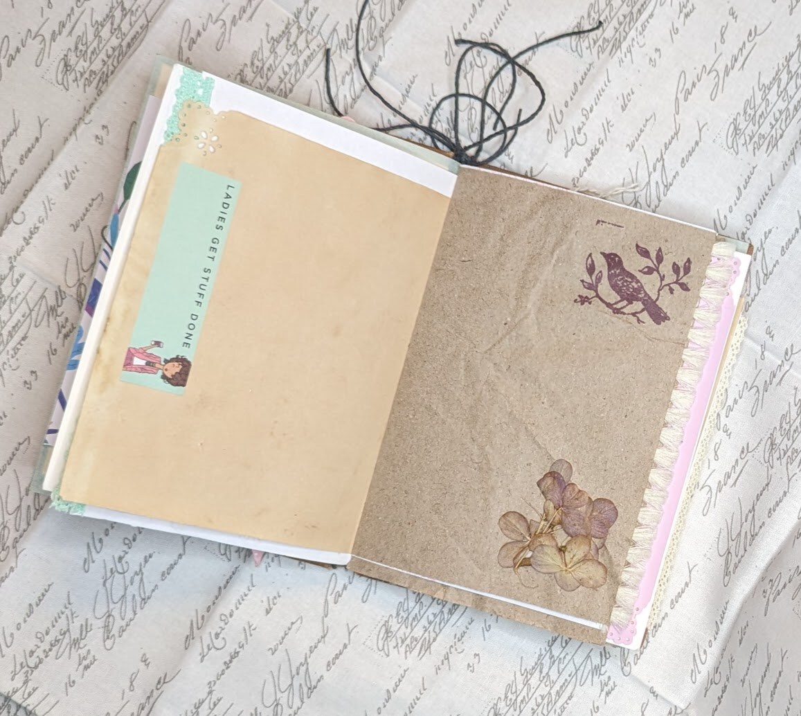 Prayer Junk Journal, Keepsake Diary, Handmade Gift, Smash