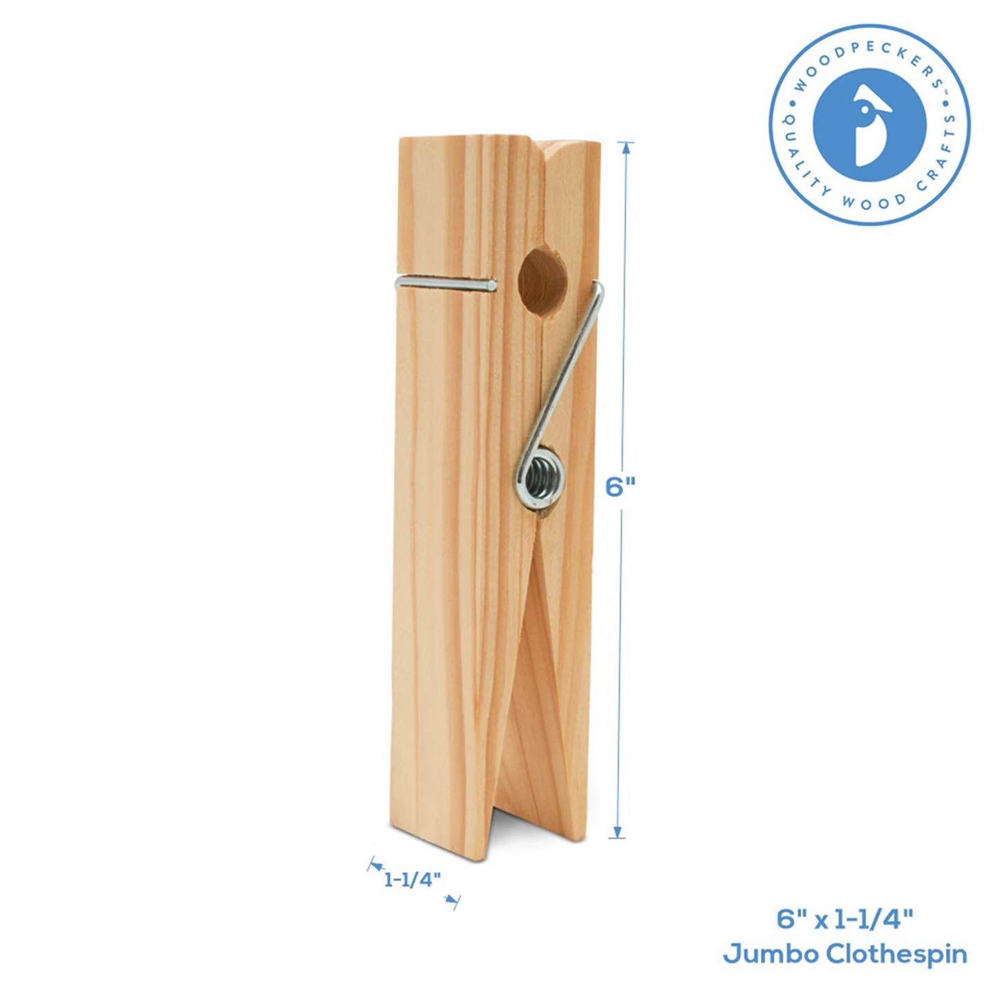 Oversized Clothes Pins, Multiple Sizes, for Wall, Crafting, DIY Room D&#xE9;cor | Woodpeckers