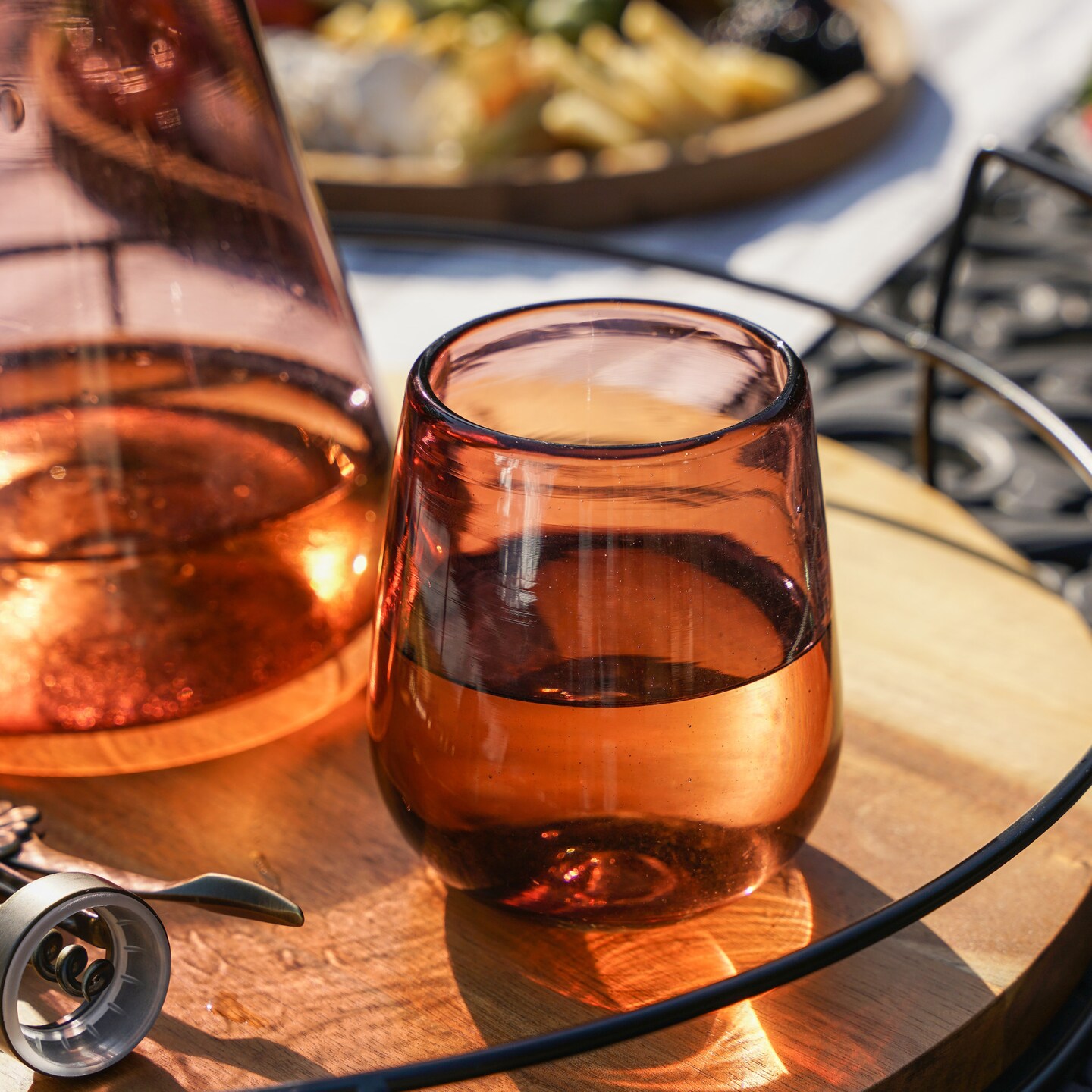 Rosado Recycled Stemless Wine Glass Set 