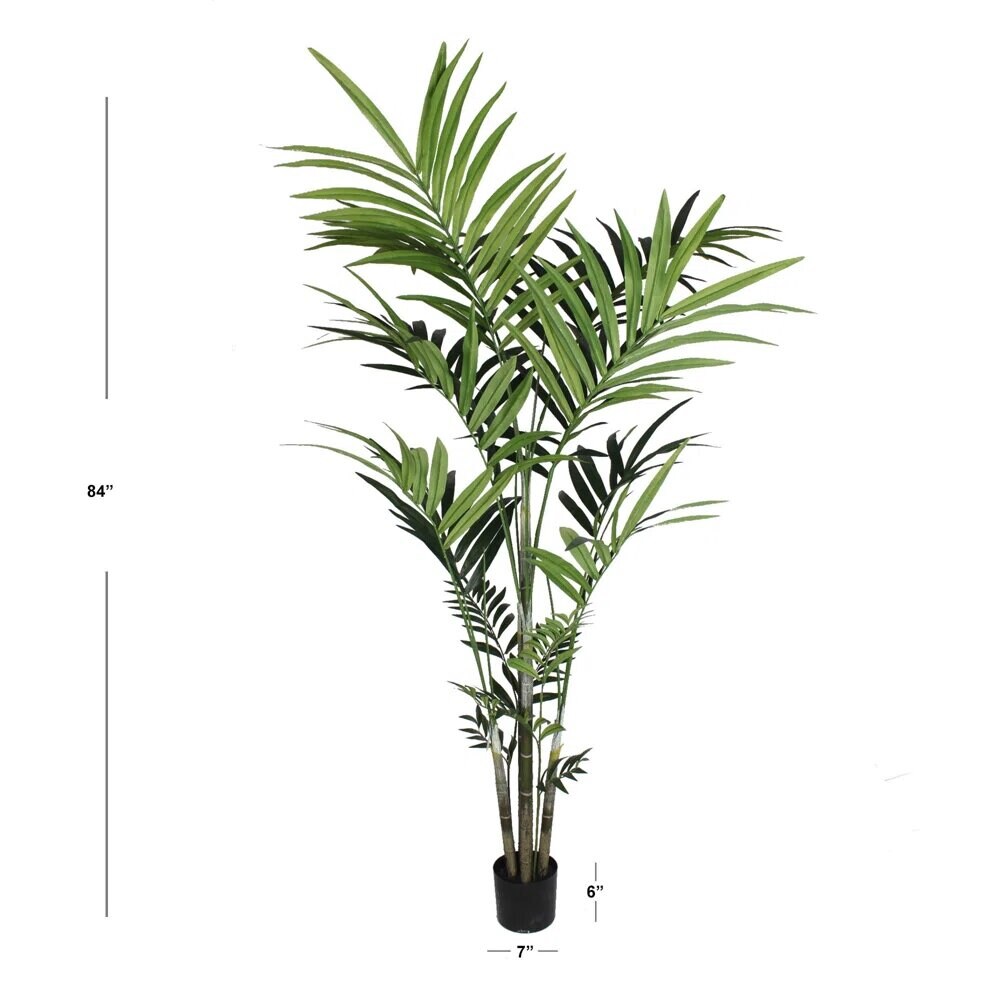 7' Artificial Banana Tree | Indoor/Outdoor | 36 Realistic Leaves | Comes with Pot | Tropical Decor Accent | Home & Office | Low Maintenance Greenery, Floral Home by Artificial Flowers