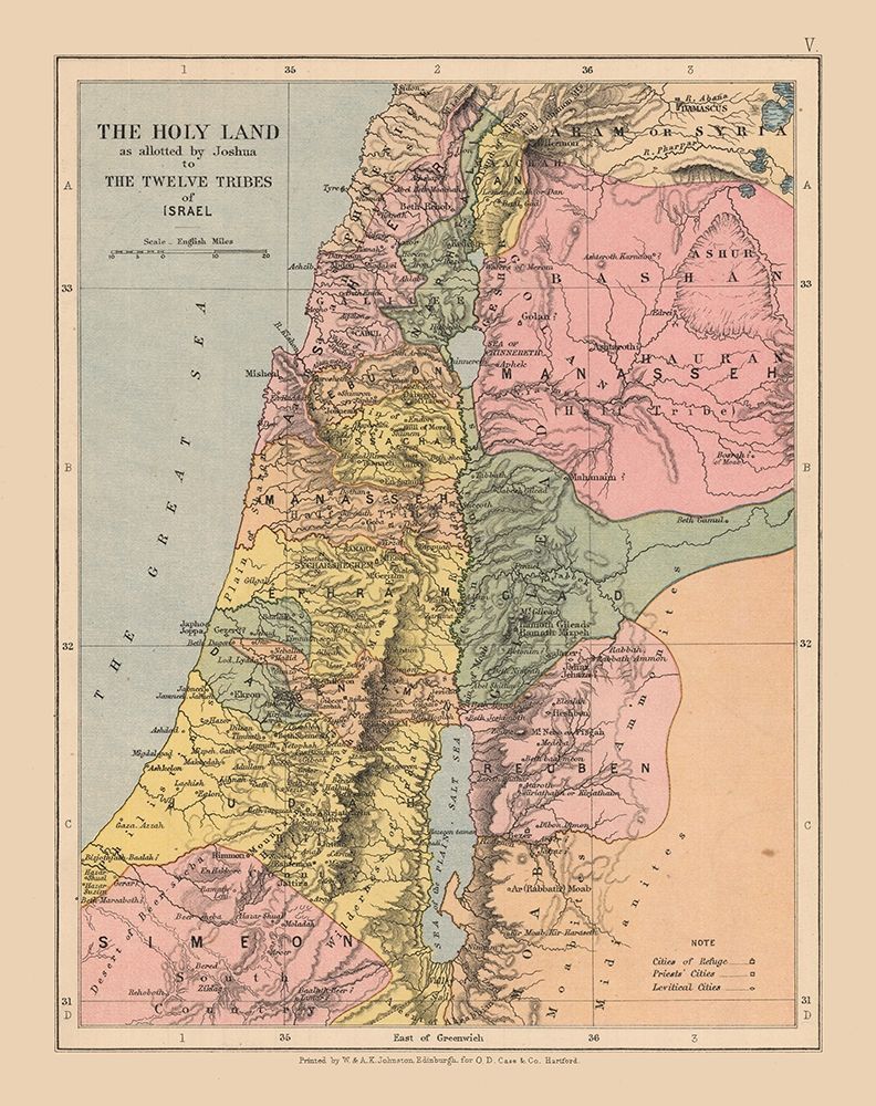 Holy Land Middle East Israel - Case 1878 Poster Print by Case Case # ITME0045