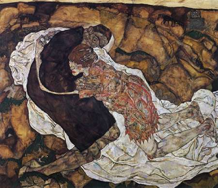 Death And Maiden Poster Print by Egon Schiele - Item # VARPDX374349