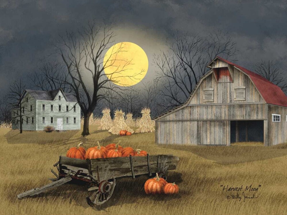 Harvest Moon Poster Print by Billy Jacobs - Item # VARPDXBJ1094A