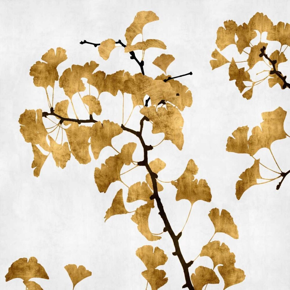 Ginko in Gold I Poster Print by Kate Bennett # KTB112068DG