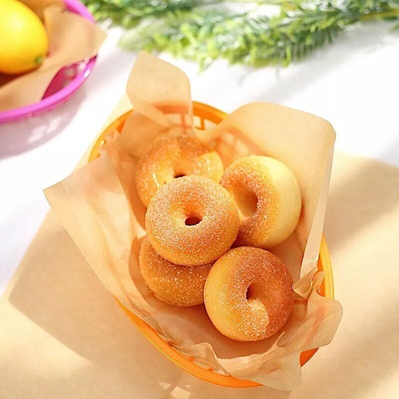 NATURAL 50 Square 12" Pre-cut Wax Paper Food WRAPPERS Basket Liners