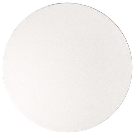 16&#x22; Round White Foil Cake Board Drum