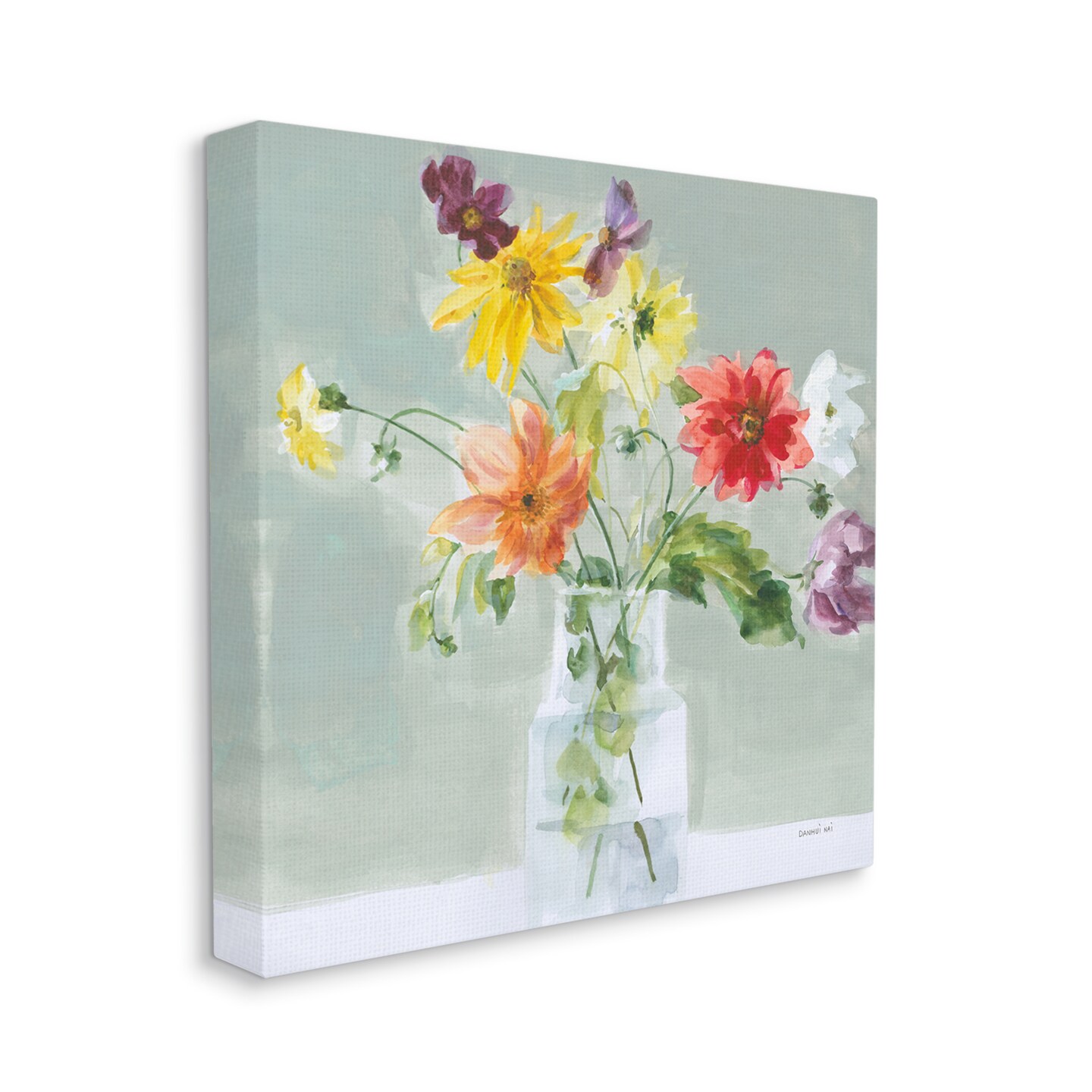 Stupell Industries Wild About Wildflowers Canvas Wall Art
