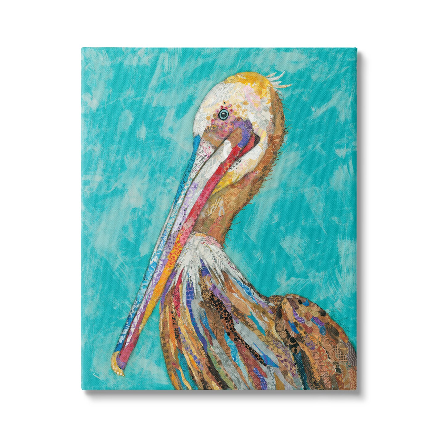 Stupell Industries Bold Pelican Bird Collage Canvas Wall Art | Michaels