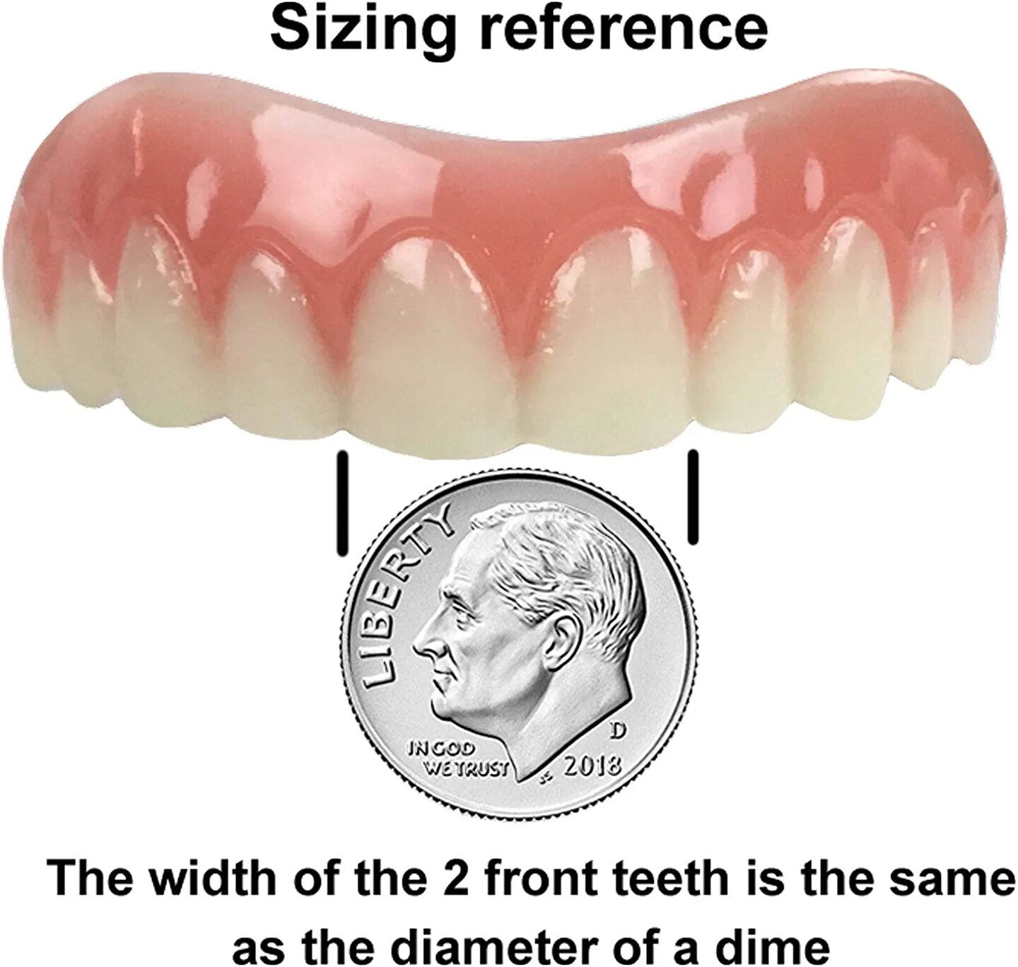 Instant Smile Comfort Fit Flex - Natural Shade - Upper Veneer Cosmetic Teeth