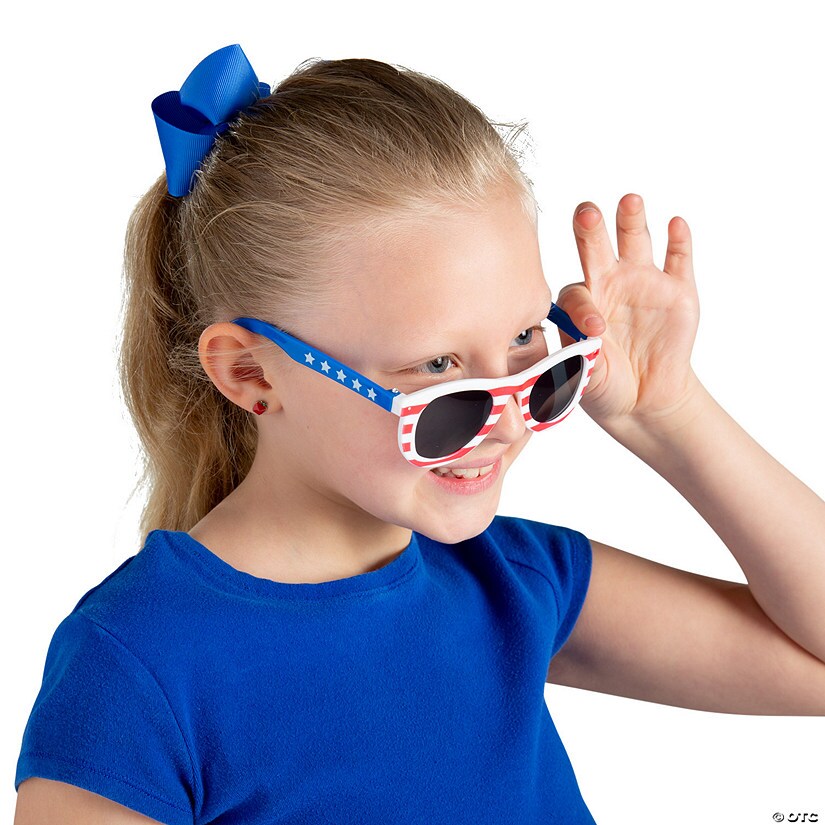 Kids Patriotic Sunglasses &#x2013; 12 Pc.