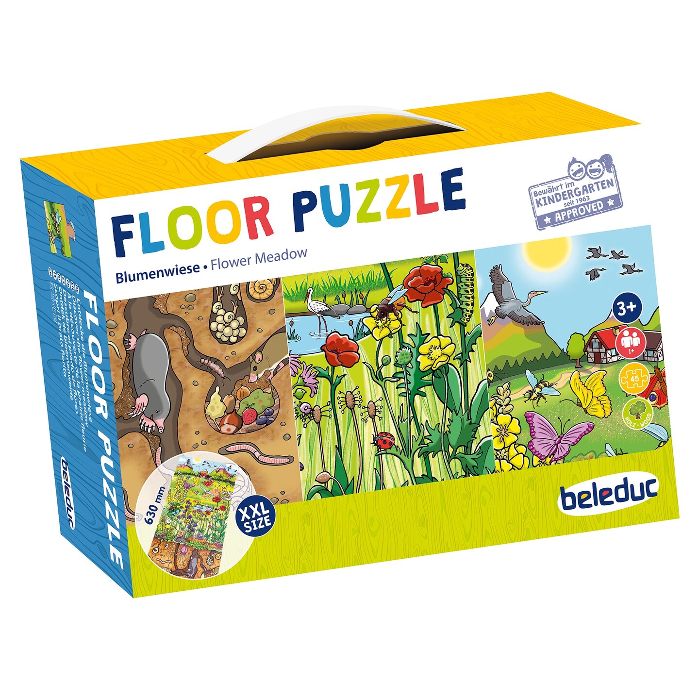 Discover The Flower Meadow Floor Puzzle