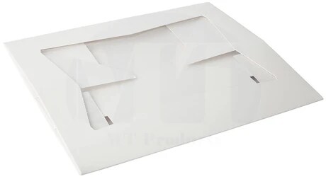 9 x 4 x 3.5&#x22; White Bakery Boxes with Window Pastry Boxes for Cakes, Cookies and Desserts