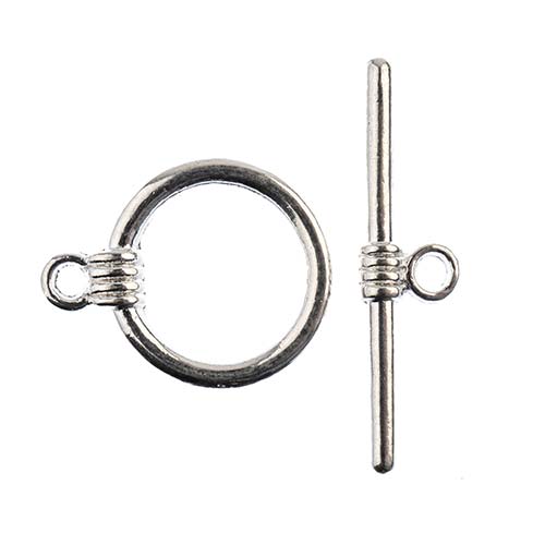 John Bead Must Have Findings 11mm Toggle Clasps, 9pcs