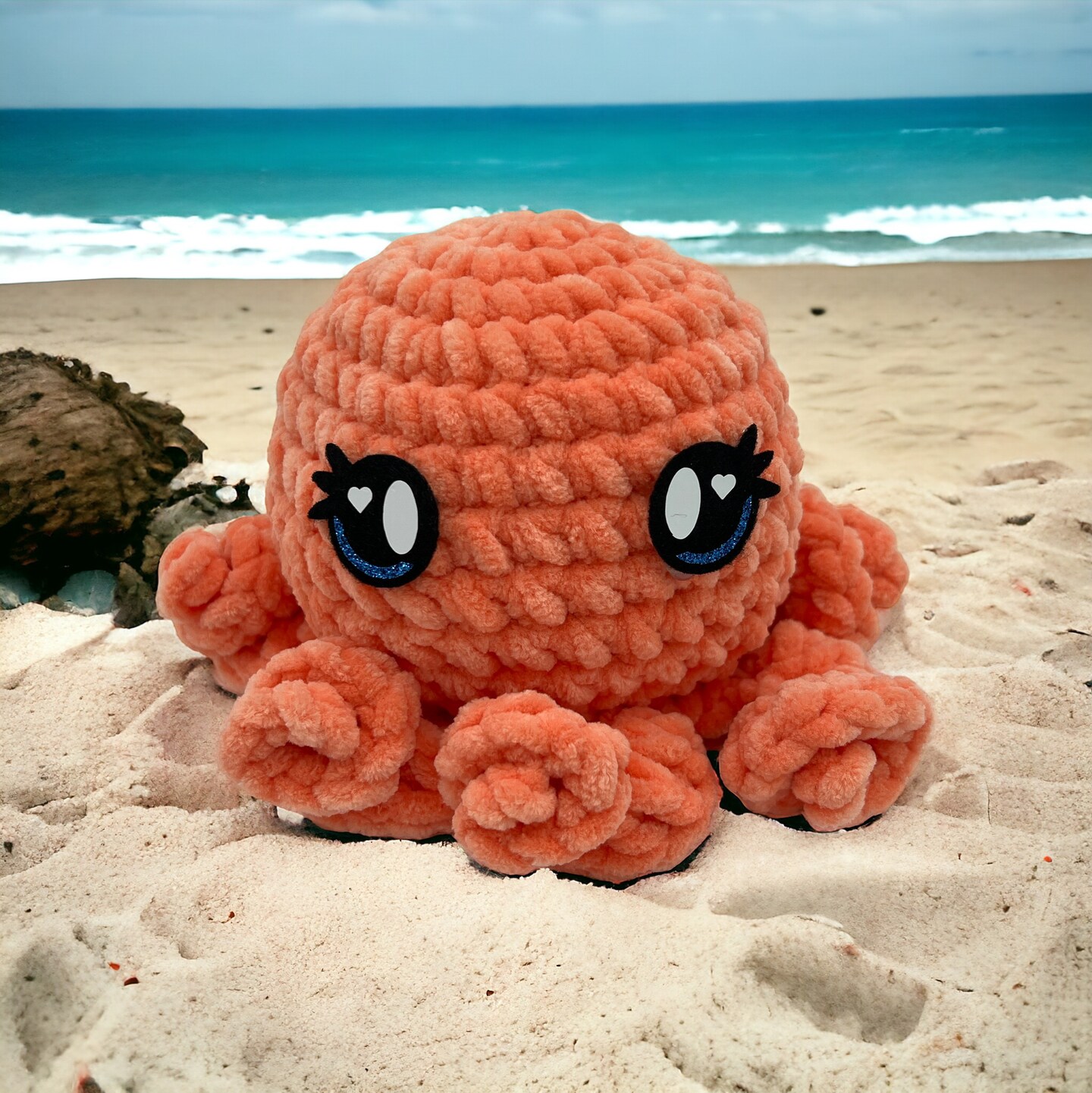 Small Original Octopus - good Handmade Plush toy