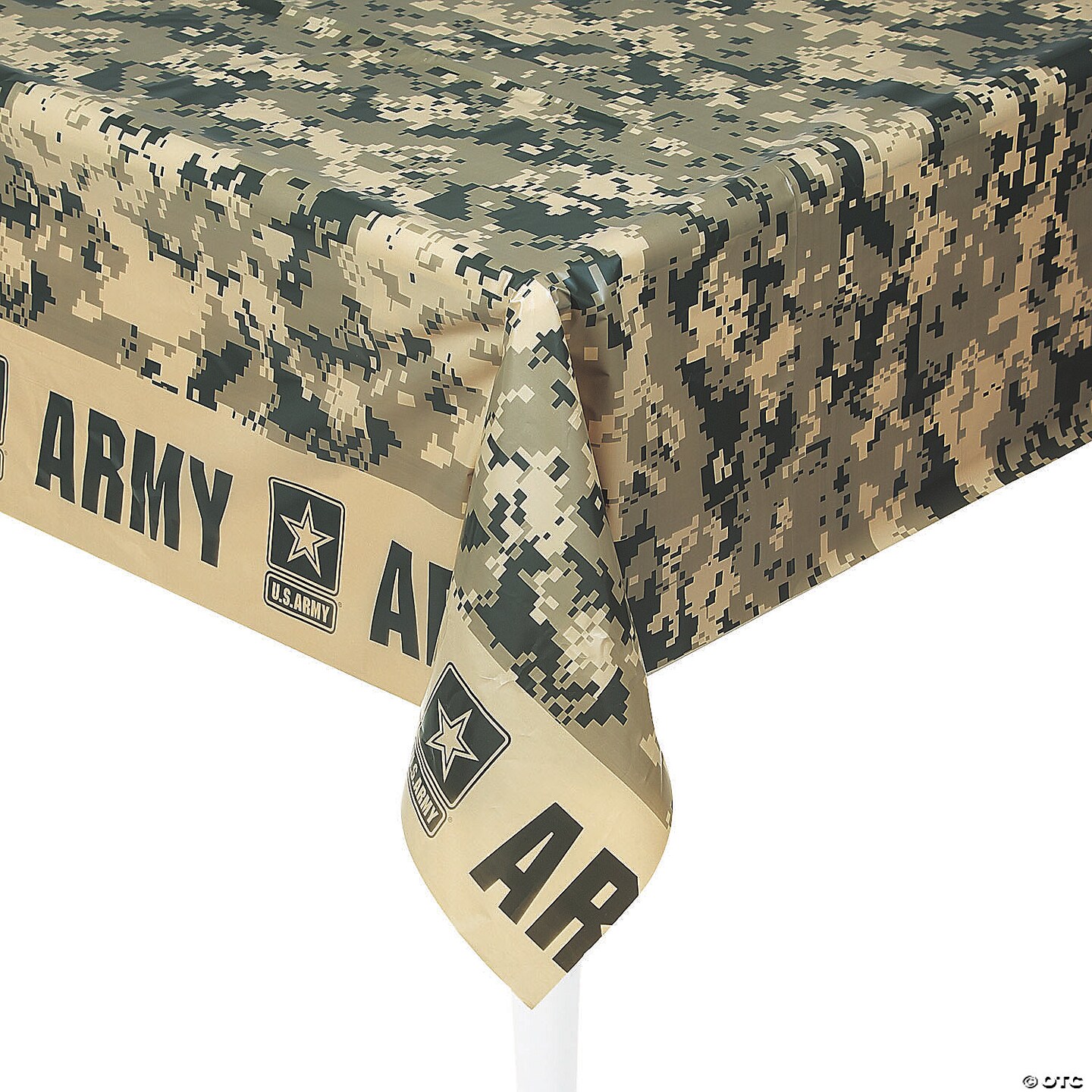 40&#x22; x 100 ft. U.S. Army Camouflage Plastic Tablecloth Roll