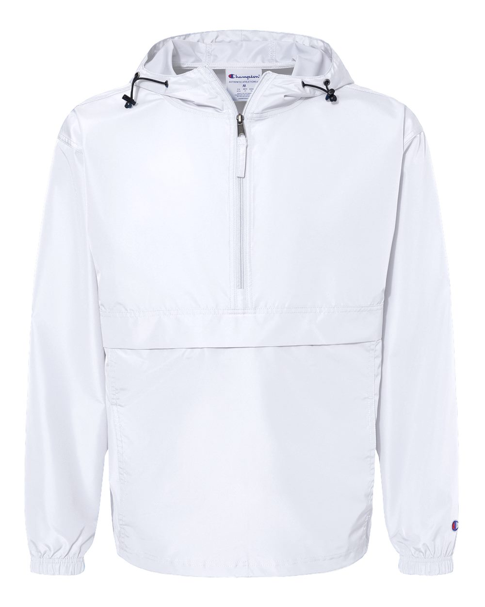 Champion® Hooded Packable Quarter-Zip Jacke