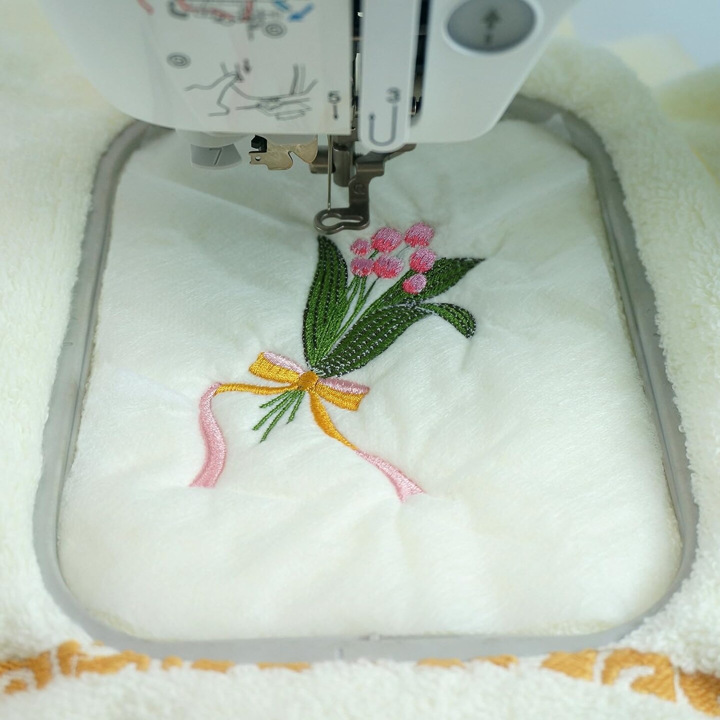 Wash Away - Water Soluble Machine Embroidery Stabilizer Backing &#x26; Topping 10&#x22; x 25 Yd roll - Light Weight - Cut into Variable Sizes for Machine Embroidery and Hand Sewing