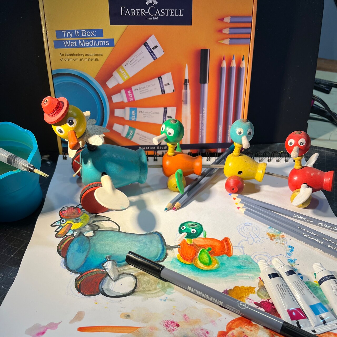 Creative Studio Try It Box: Wet Mediums, part 2 by Faber-Castell