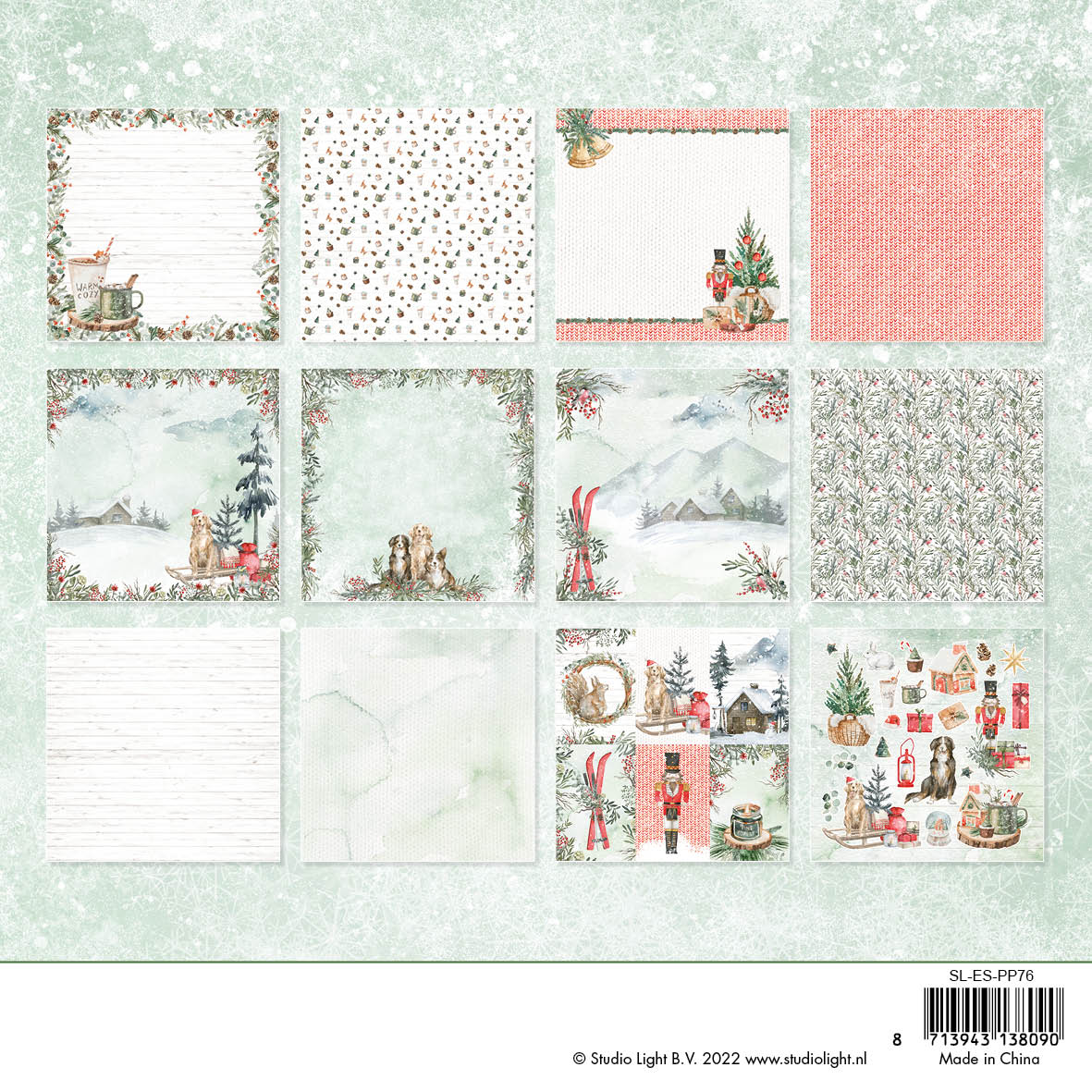 Studio Light SL Paper Pad Christmas Essentials 200x200x9mm 36 SH nr.76 ...