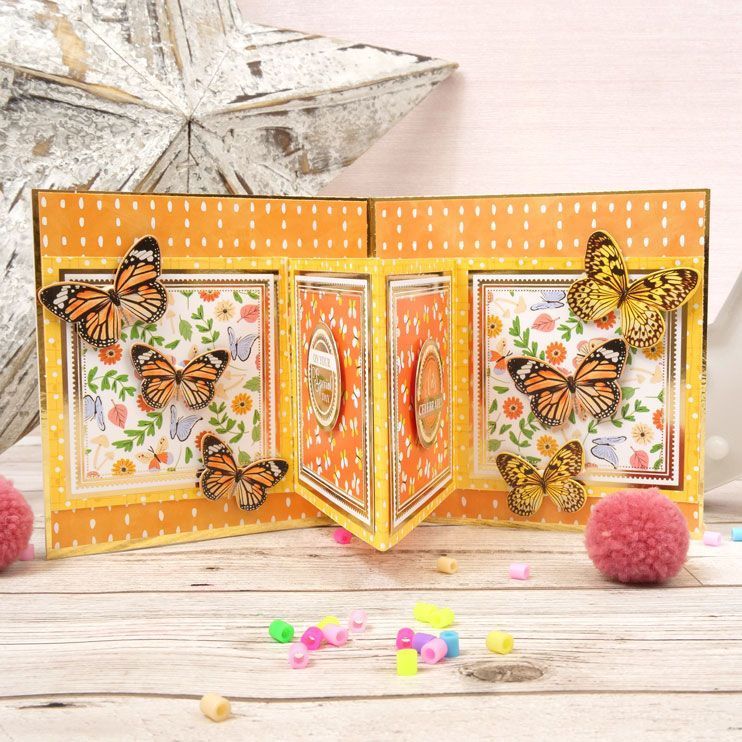 Hunkydory Crafts Exploding Boxes Project Kit - Butterfly Box