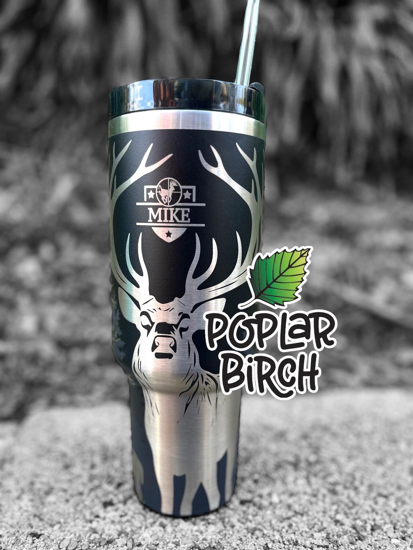 Deer Tumbler for Men, Personalized 40oz Mug Forest Woods, Large Cabin Coffee  Mug, Trophy Buck Engraved Hunter Fathers Day Gift | MakerPlace by Michaels