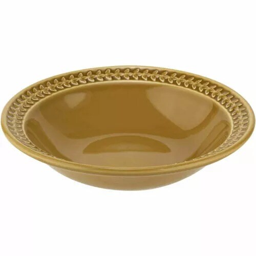 Portmeirion Botanic Garden Harmony Fine Earthenware Cereal Bowl, 6&#x22; - Amber