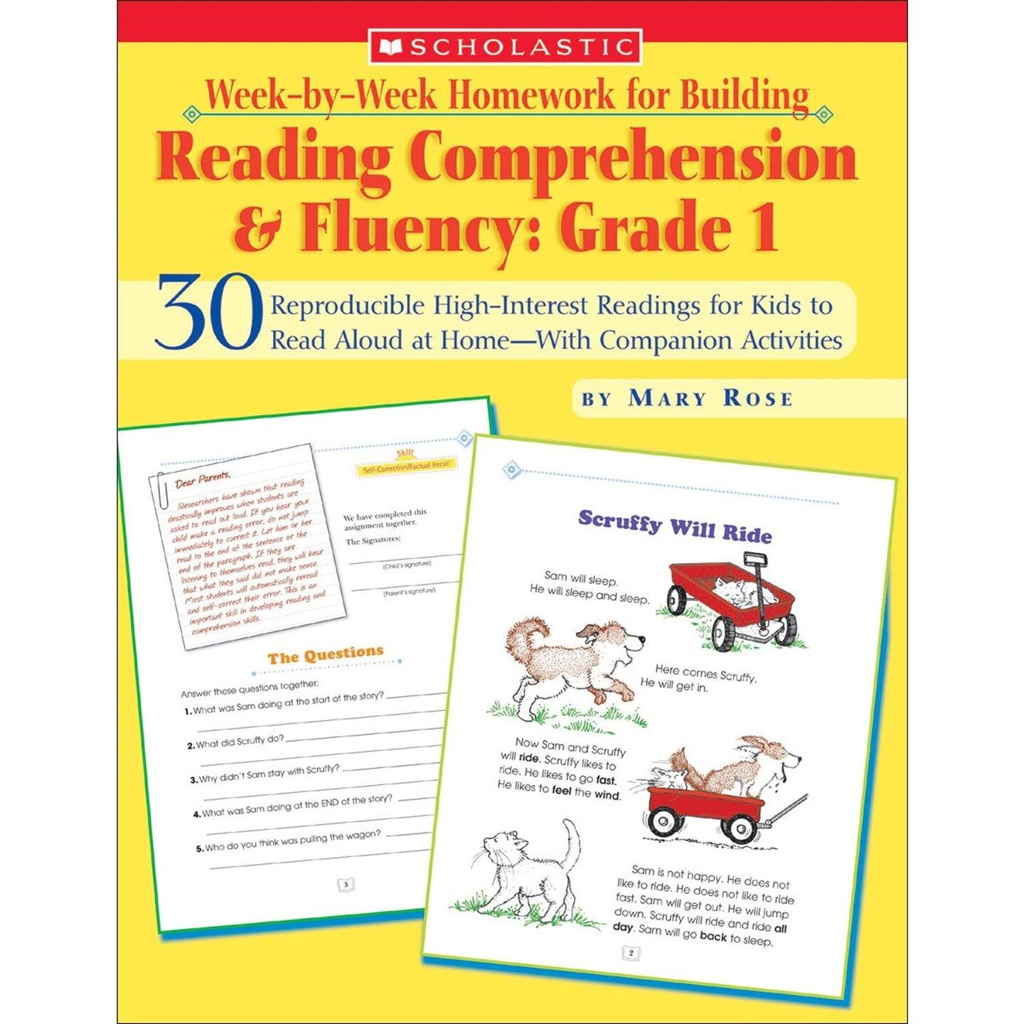 Week-by-Week Homework for Building Reading Comprehension &#x26; Fluency: Grade 1