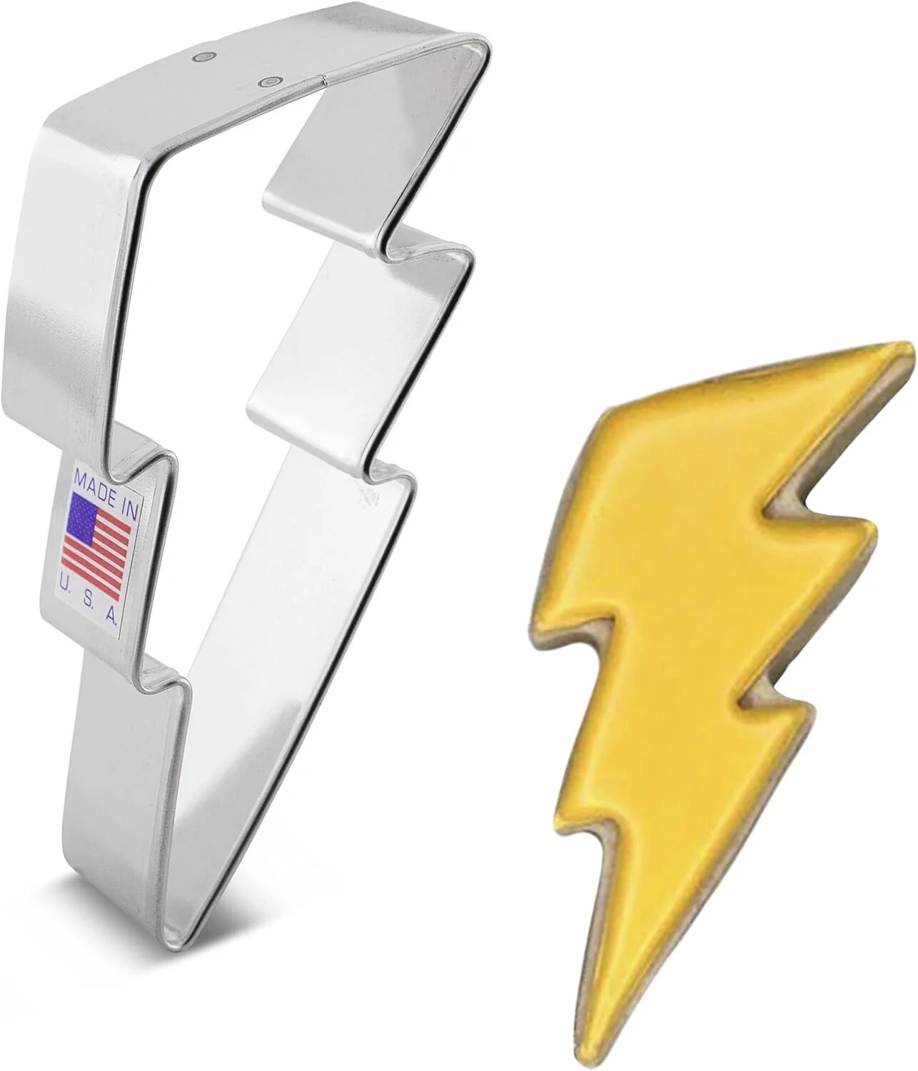 Ann Clark Lightning Bolt Cookie Cutter, 4.25&#x22;