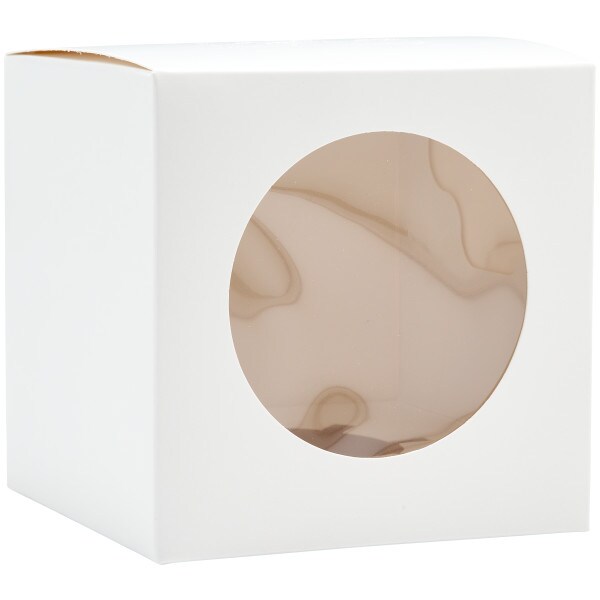 Circle Window Single Treat Cake Box 24ct