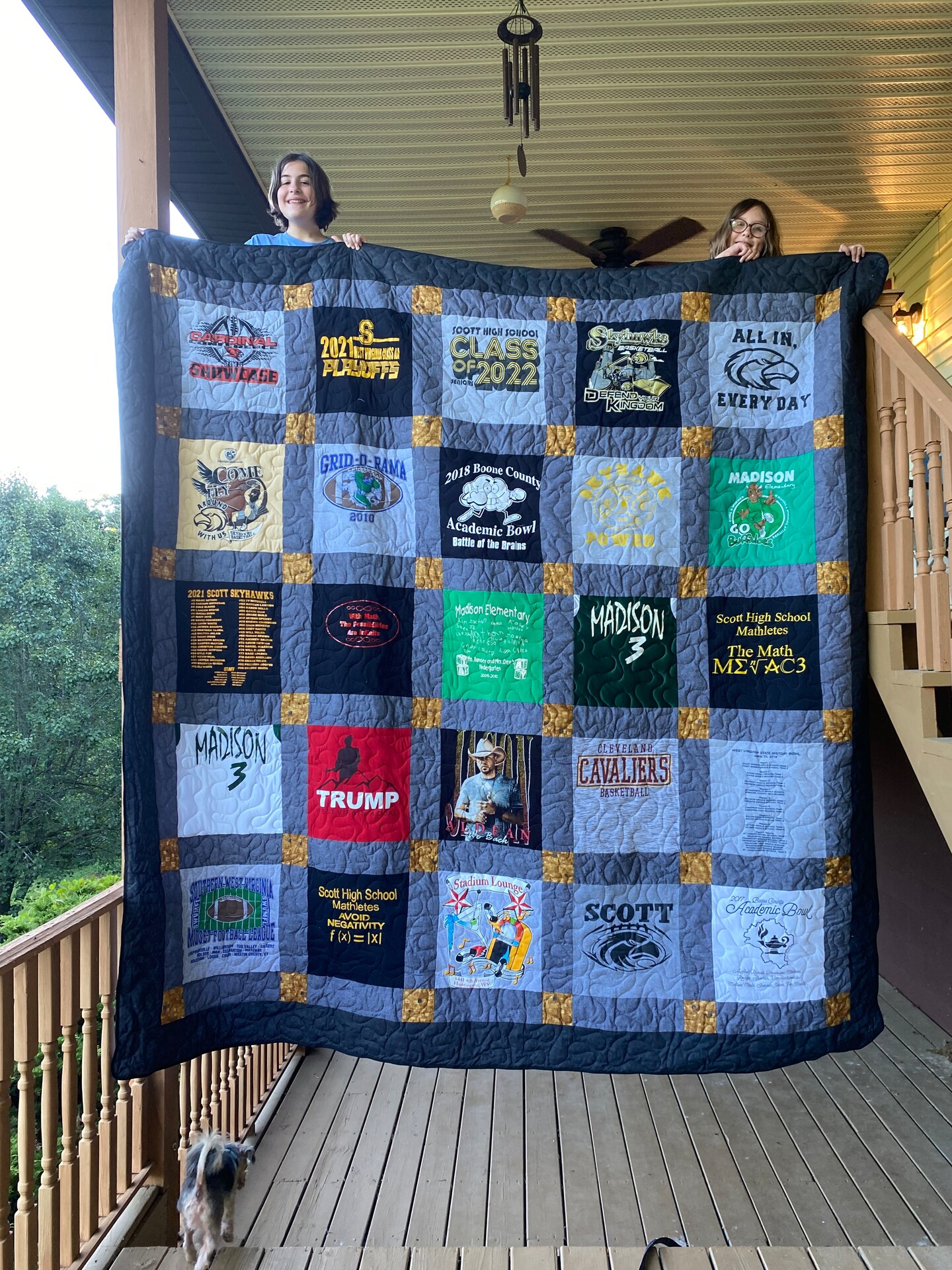 T Shirt Quilt Queen Size with 20 shirts MakerPlace by Michaels