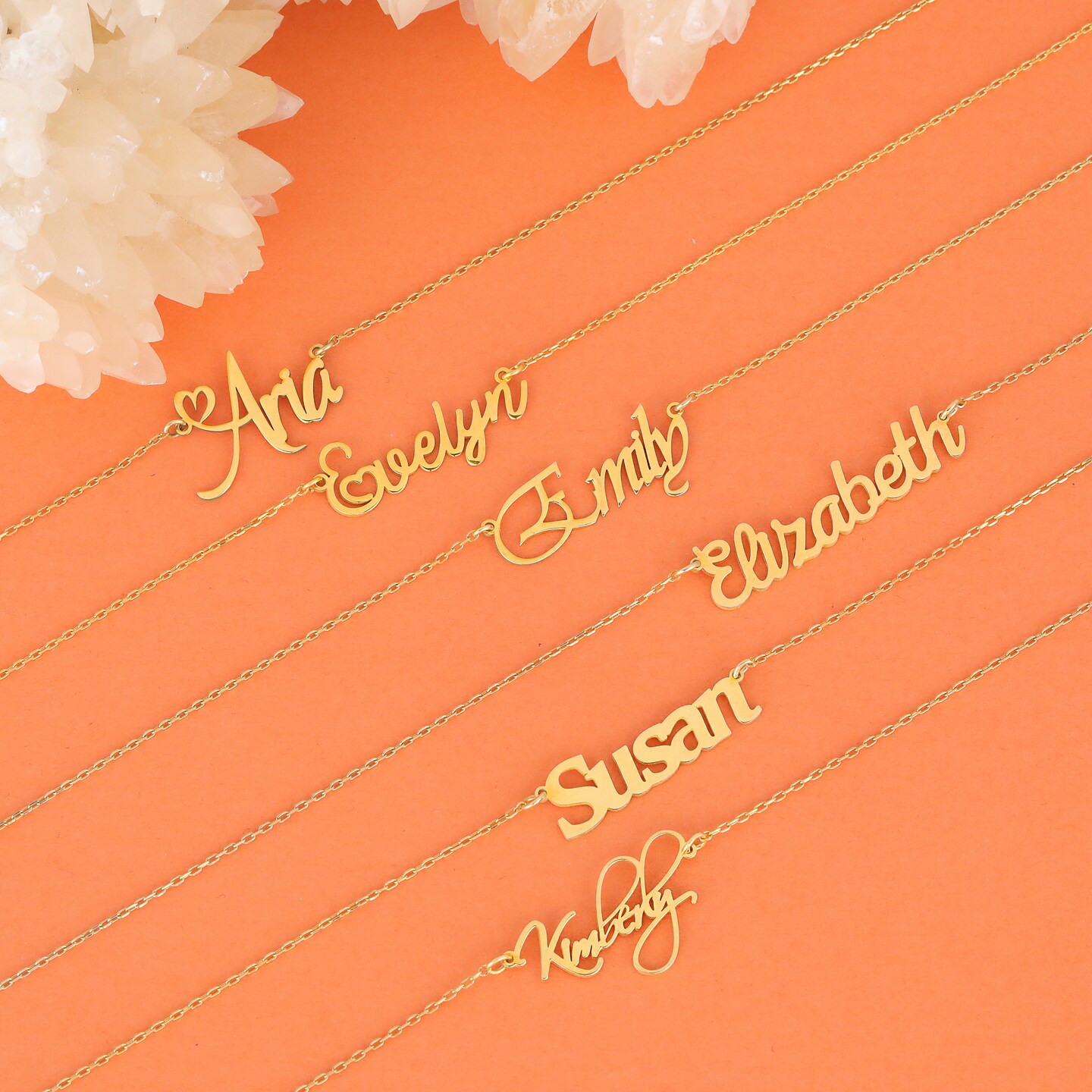 Personalized Name Necklace - Necklace with Name - Gold Name Necklaces - Dainty Necklace Name -Necklaces with Names - Silver Necklaces Name product 5