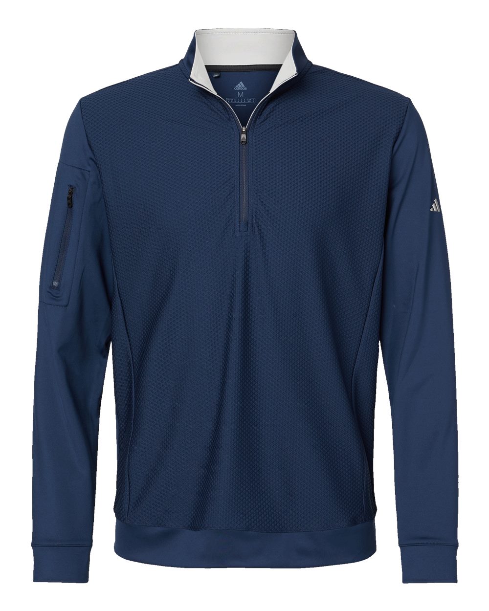 Adidas® Performance Textured Quarter-Zip Pullover | Michaels