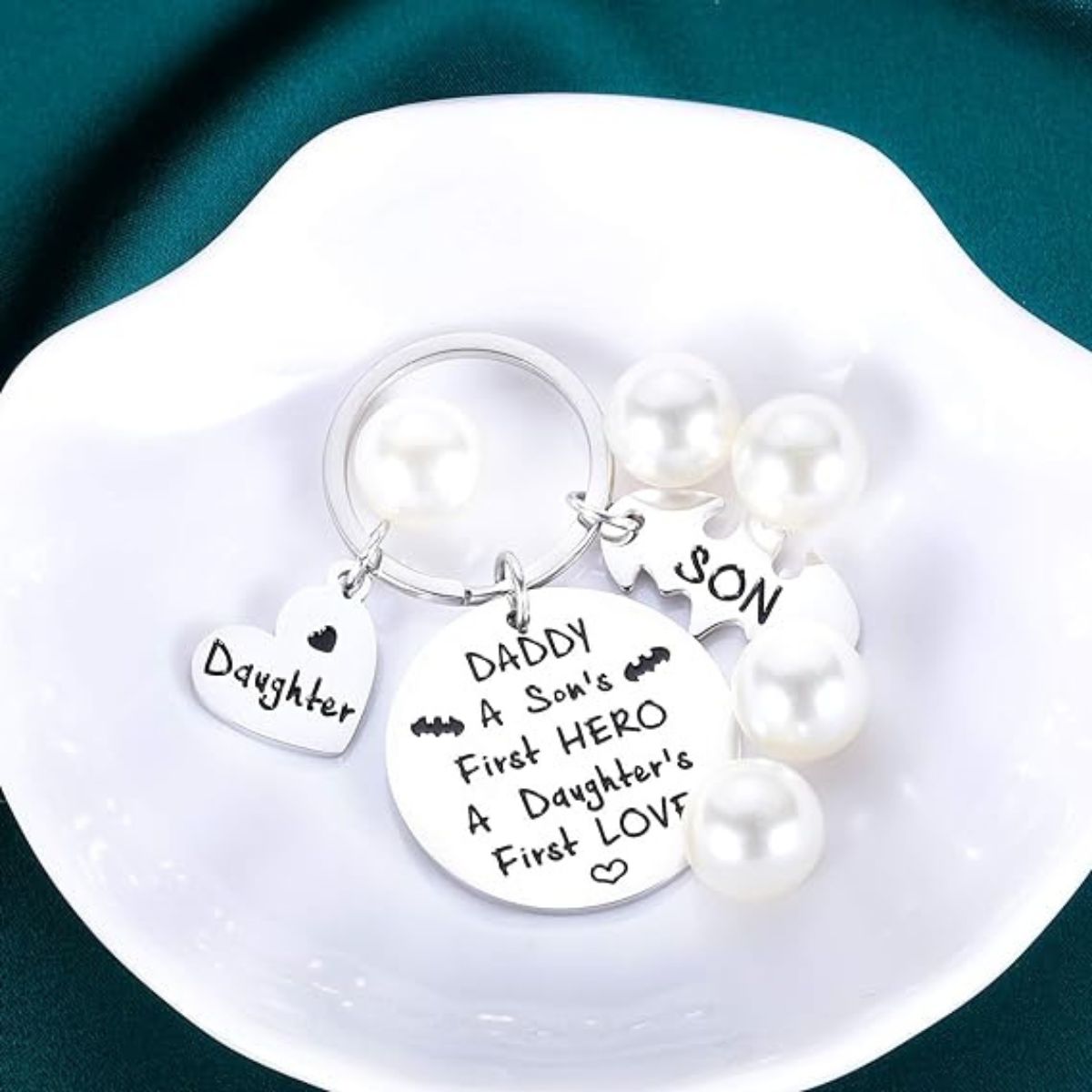 Sweet Keychain Gift for Father&#x27;s Day