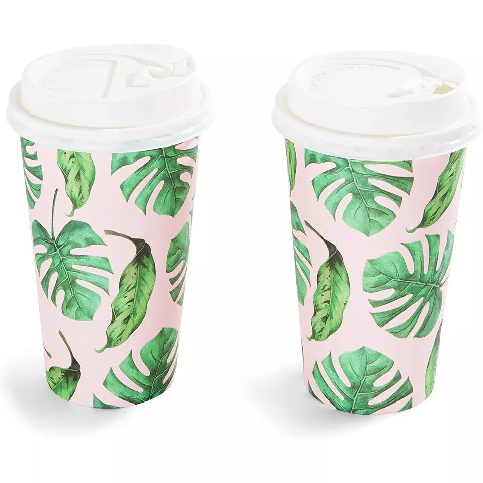 48 Pack Insulated To-Go Coffee Cups with Lids