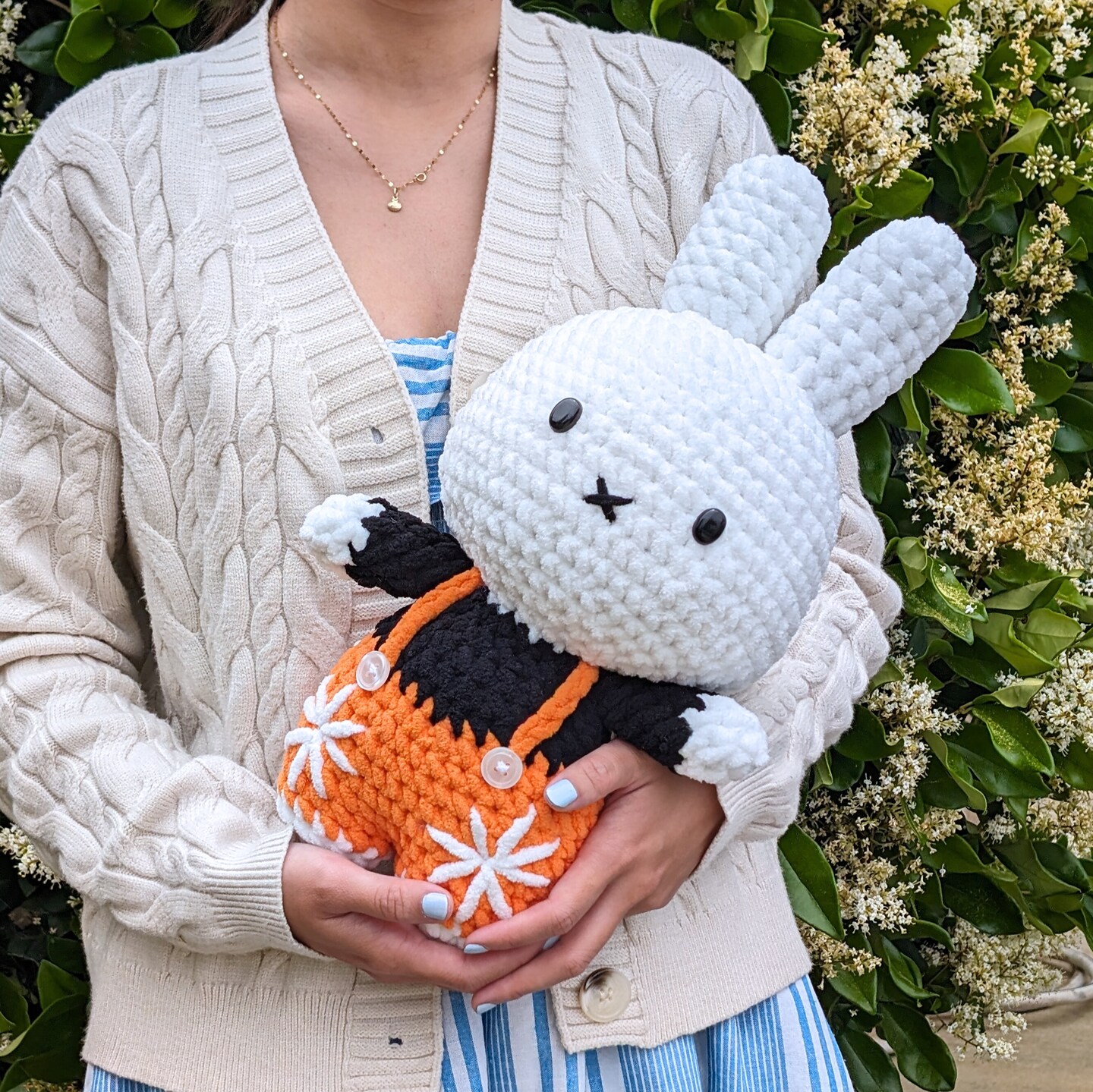Miffy Customizable Crocheted Plushie, Little Rabbit, Stuffed