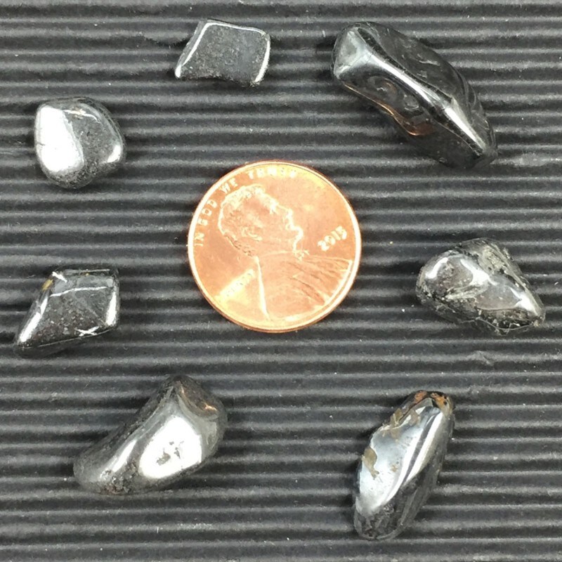Magnetite Lodestone Crystal Chips &#x2013; Size XS