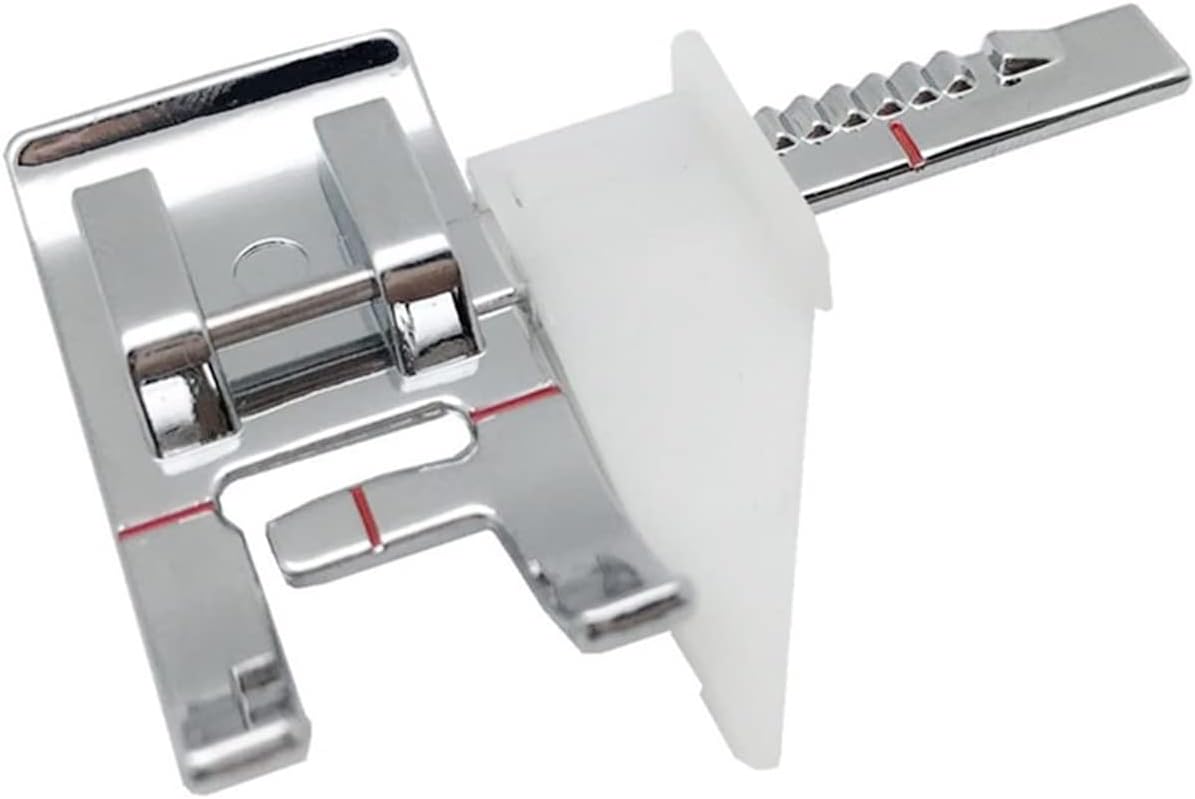 Adjustable Guide Sewing Machine Presser Foot Fits for Low Shank Domestic Sewing Machine. Snapping On Brother, Babylock, Singer, Janome, Juki, New Home.