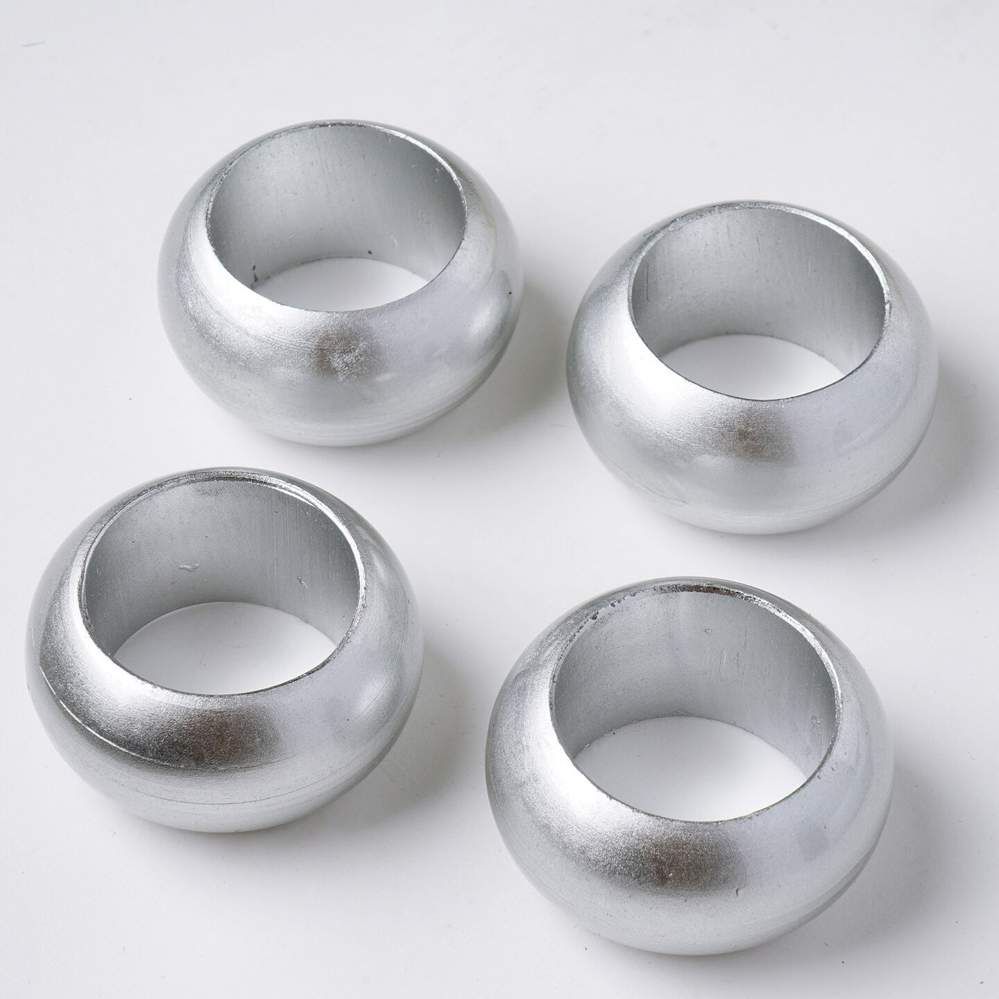12-Pieces Acrylic Napkin Rings Set