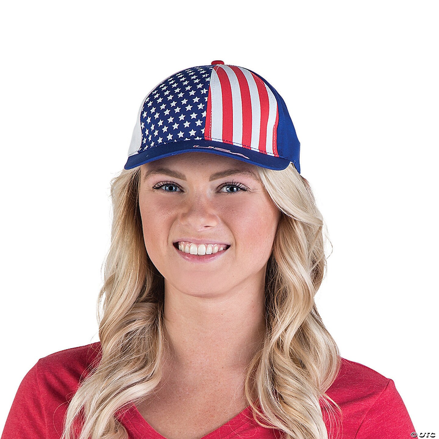 Bulk 72 Pc. Red, White &#x26; Blue Name Buttons