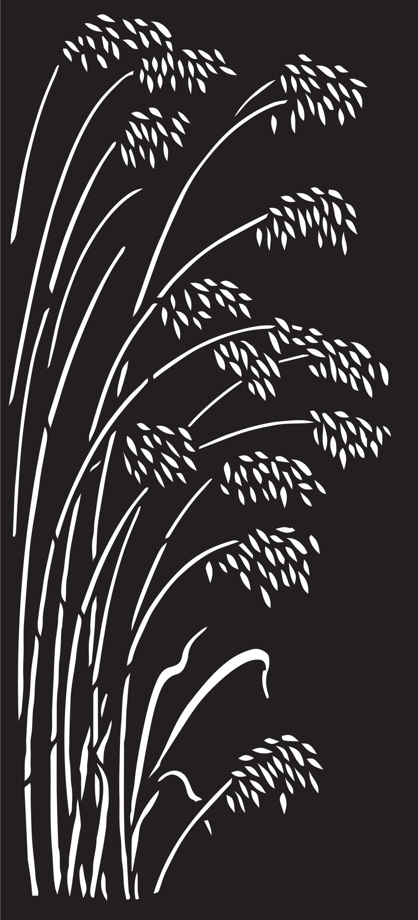 Creative Expressions  Wild Oat Grass DL Stencil