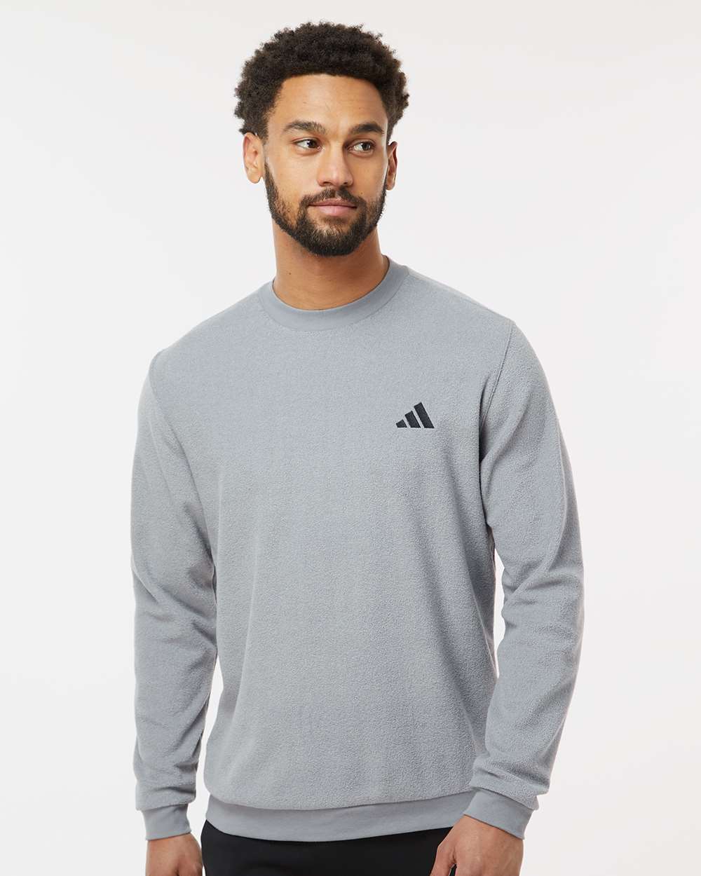 Adidas&#xAE; Crewneck Long Sleeve Sweatshirt