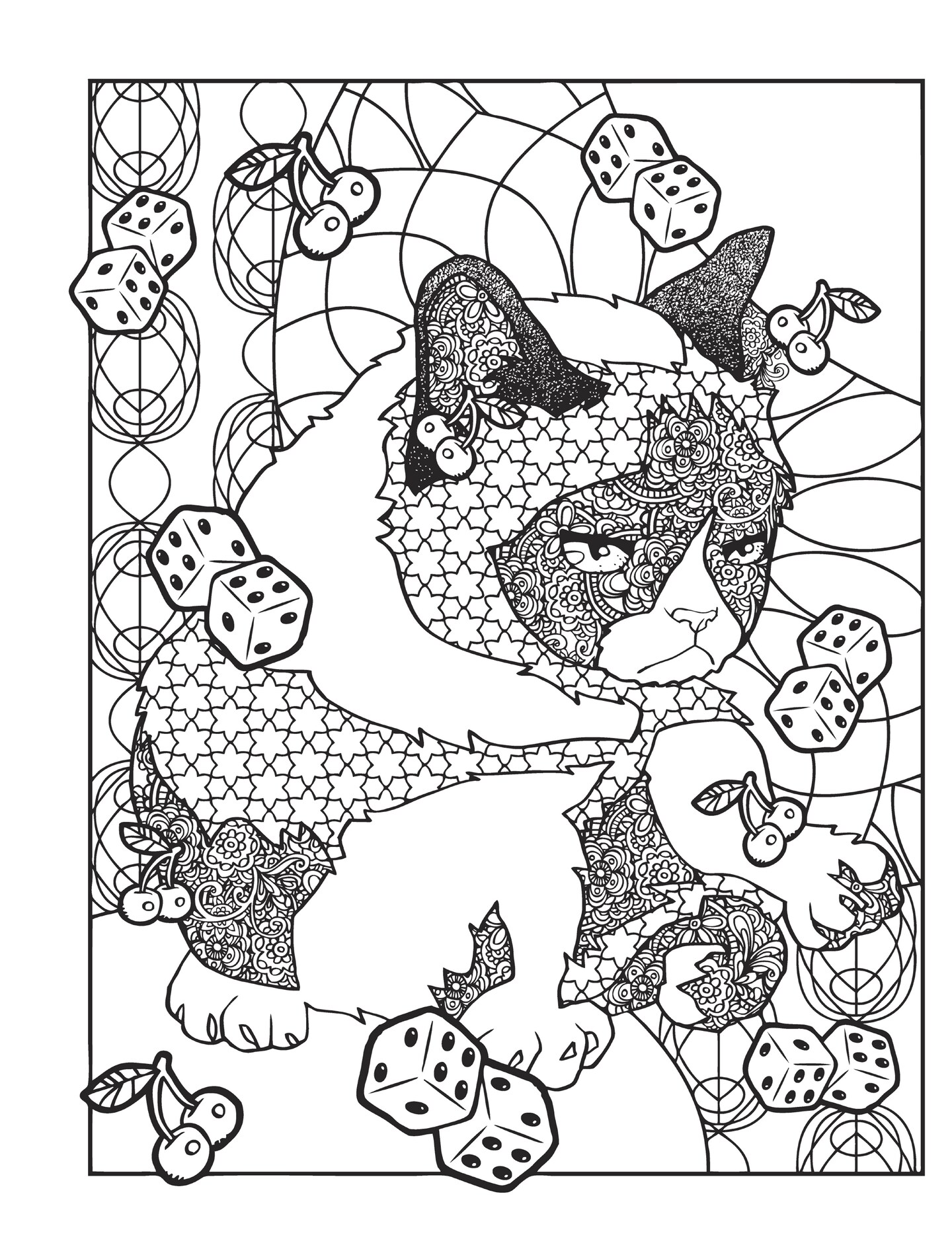 Creative Haven: Grumpy Cat Hates Coloring Coloring Book-Softcover