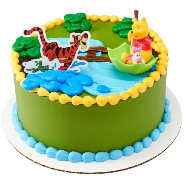 Winnie the Pooh Pooh, Piglet & Tigger Hunny Raindrops Set Cake Kit - 2 Pieces Set