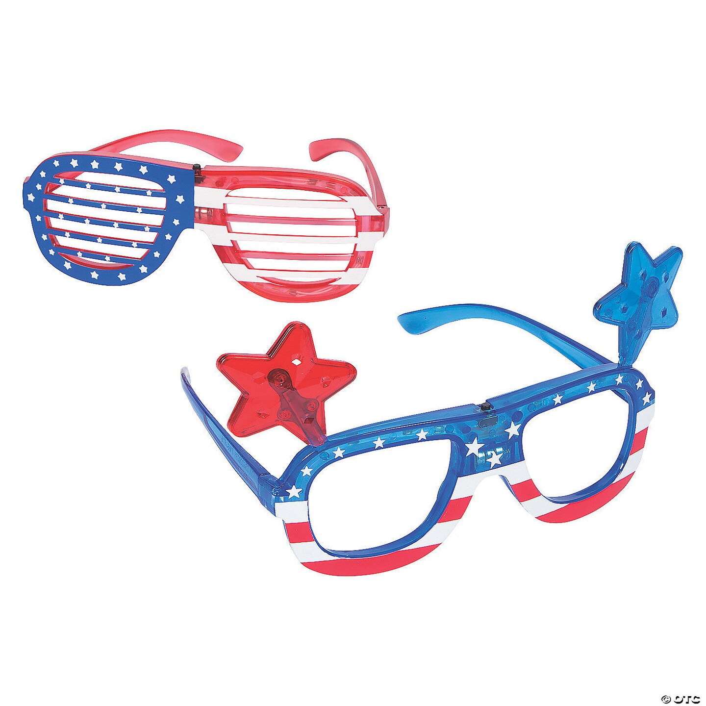 Patriotic Light-Up Glasses - 6 Pc.
