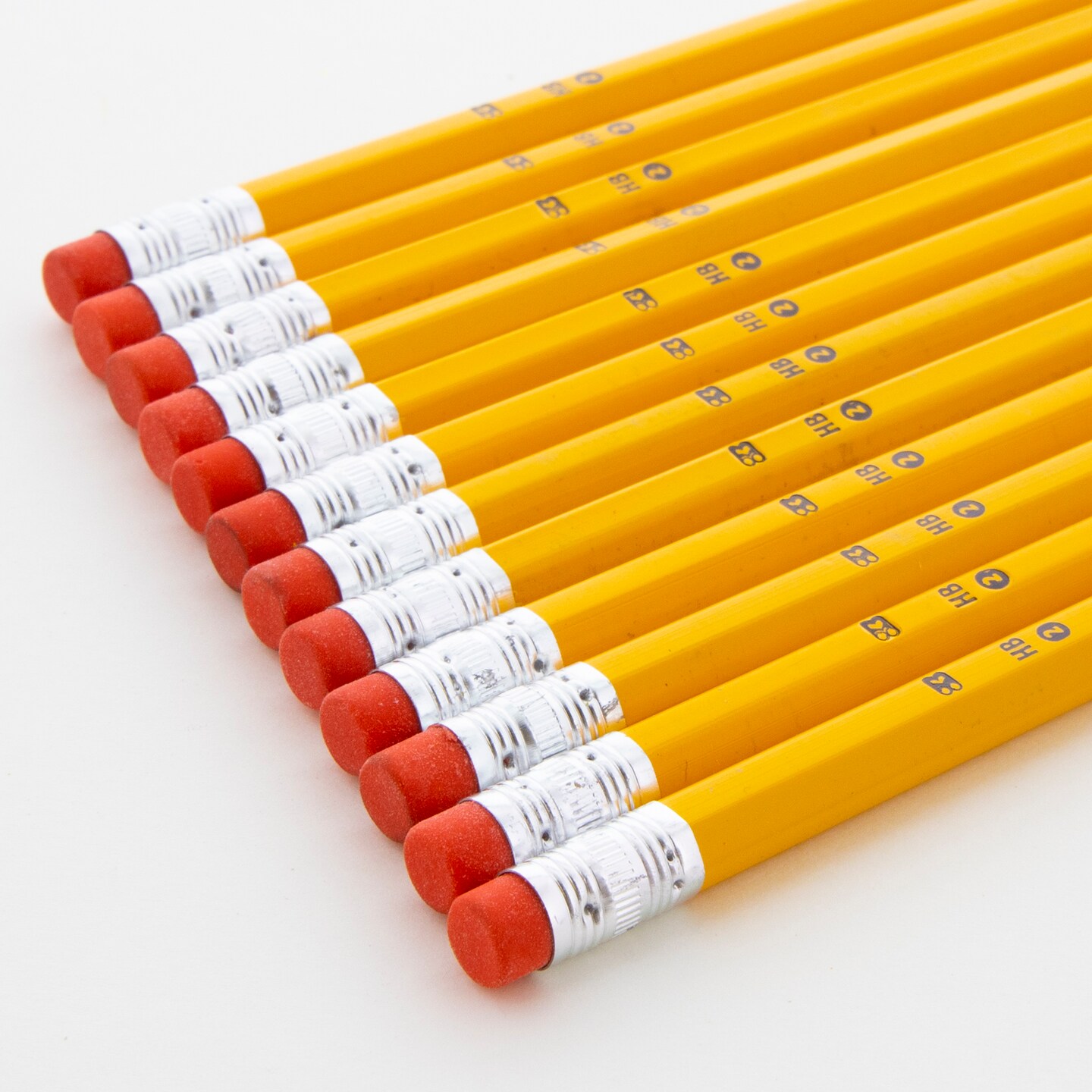 BAZIC Yellow Pencil #2 Pre-Sharpened (12/Pack)
