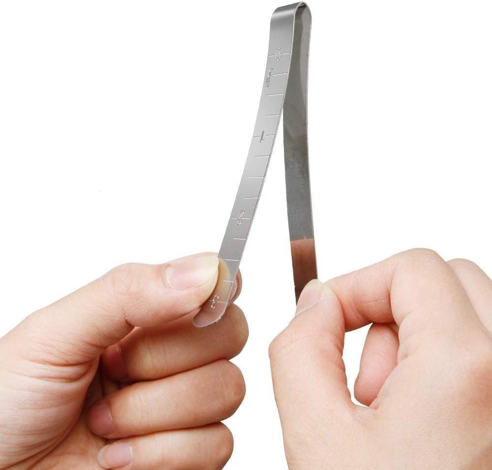 Clips Set of 20 Stainless Steel Hemming Clips 3 Inches Measurement Ruler Quilting Supplies
