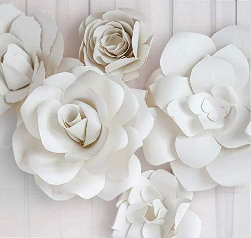 White Cardstock Scrapbook Paper 12x12 65lb Card Stock – 25 Pack