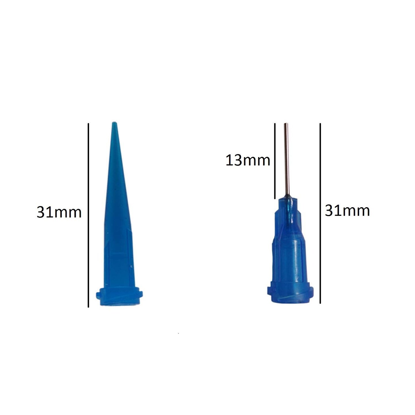 Multi-Purpose Precision Applicator Set with 6pcs 1 Oz Plastic Squeeze Bottles and 20 Tip for Hobby Craft DIY Project