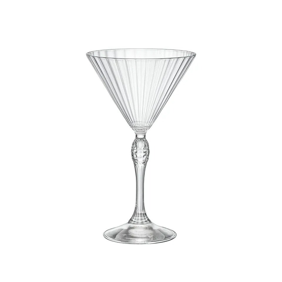 Bormioli Rocco America &#x27;20s Barware 8.5 Ounces Martini Glasses, Set of 4 - Clear