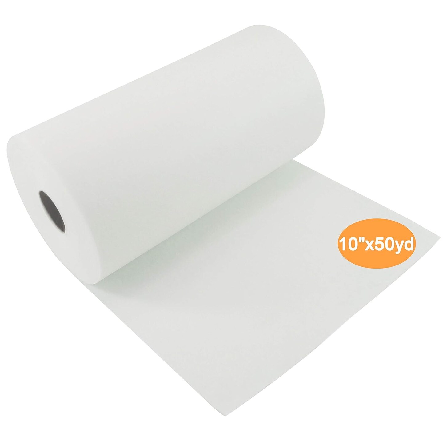 Machine Embroidery Stabilizer Backing 10&#x22; x 50 Yd roll - Medium Weight 2.5 Ounce - Cut into Variable Sizes - for Machine Embroidery and Hand Sewing